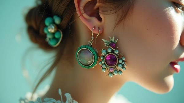 Un style unique avec des boucles d'oreilles inattendues