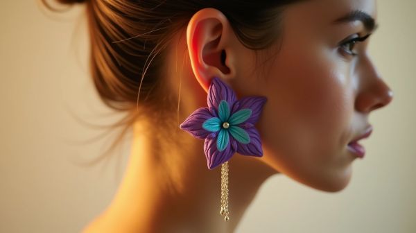 Un style unique avec des boucles d'oreilles inattendues